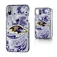 thumbnail image 3 of Baltimore Ravens iPhone Clear Paisley Design Case, 3 of 5