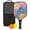 Black-4, variant on Pickleball Paddles Set Of 1, Fiberglass Surface, Vintage Floral Print, 1 Paddle, 2 Balls & Bag
