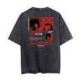 thumbnail image 3 of Chainsaw dog Pochita registration crew neck washed special shirt vintage short sleeves, 3 of 7