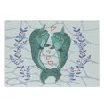 thumbnail image 1 of Narwhal Cutting Board, Valenties Day Themed Illustration with Colorful Whales in Love Aquatic Adoration, Decorative Tempered Glass Cutting and Serving Board, Small Size, Multicolor, by Ambesonne, 1 of 1