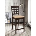 thumbnail image 2 of Coaster Gabriel Wood Counter Height Stools Cappuccino and Beige, 2 of 11