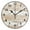 Black, variant on 9.84in Seagull PVC Canvas Wall and Table Clock with Canvas Texture, Black or Gold Hands