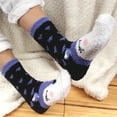 thumbnail image 7 of Women's Super Soft Warm Microfiber Fuzzy Cozy Animal Crew Socks, Asst 4c, 4 Pairs, 7 of 7