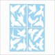 thumbnail image 1 of Bird Anti-Collision Window Stickers White Removable Electrostatic Glass Decorative Stickers Warning, 1 of 5