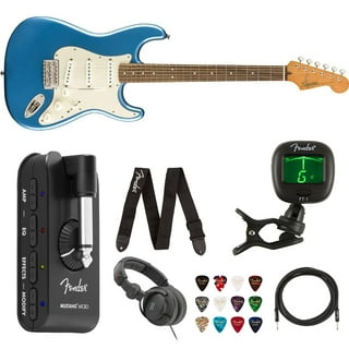  Fender Mustang Micro Personal Guitar Amplifier Bundle with  Picks and Austin Bazaar Instructional DVD : Musical Instruments