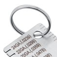 thumbnail image 3 of Medidor de Espesor de Chapa Metálica de Acero Inoxidable Conveniente y Preciso, 3 of 9