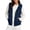 Navy, variant on FRSASU Women's Oversized Zip Up Sweatshirts Sleeveless Hoodie Lightweight Jackets Vest Plus Size Fall Lightweight Coat White