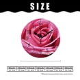 thumbnail image 2 of 12 Inch Wall Clock Battery Operated Silent Clock Decorative for Office, Kitchen, Outdoor, Living Room，Close Up of Pink Rose Petals Beautiful, 2 of 5