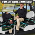 thumbnail image 5 of Whosucclay Hummingbird Yellow Roses Anti-Scratch Golf Cart Seat Cover, Thickened 4 Front Pockets Golf Cart Seat Protector for Yamaha EZGO Club Car, 52.36 x 32.28 inch, 5 of 7