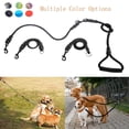 thumbnail image 2 of 3 en 1 Correa para Perro de Nailon Duradera con Mango Acolchado, Giro de 360°, Cuerda de Escalada extraíble, Cuerda de tracción para Mascotas Medianas y Grandes, Color Negro, 2 of 7