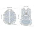 thumbnail image 2 of Easter Tray Epoxy Mold, DIY Festival Decoration for Rabbit Easter Egg, 2 of 5