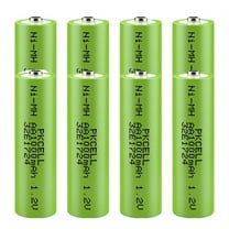 PKCELL AA Rechargeable Batteries NiMH 1000mAh 1.2v Garden Solar Ni-Mh Light LED 8PCS