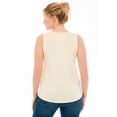 thumbnail image 3 of Roaman's Women's Plus Size Crewneck Sequin Tank, 3 of 4