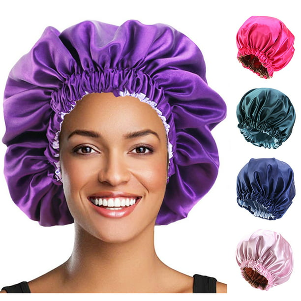 Travelwant Satin Bonnet Silk Bonnet For Curly Hair Bonnet Braid Bonnet ...