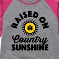 thumbnail image 3 of International Harvester - Raised On Country Sunshine - Youth Girls Raglan Graphic T-Shirt, 3 of 6