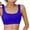 Blue, variant on Taqqpue Women Sports Bra Swimsuit Top Swim Bra Bikini Tops Scoop Neck Bathing Suits Top Padded Swim Crop Tops Only