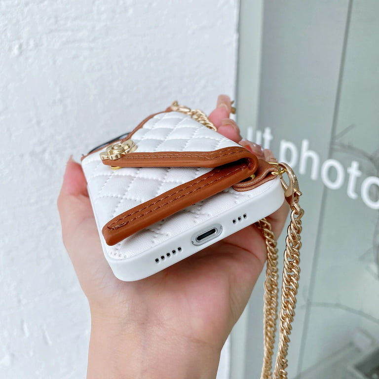 Dteck Fashion Girl Handbag Crossbody Chain Card Holder Wallet Strap Card Case