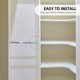 thumbnail image 3 of BRIGHTFUFU Soporte Metálico Para Barra De Closet Con Y Alta Resistencia Plata, 3 of 8