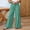 Green, variant on YTCAMLO Striped Lounge Pants for Women Casual Drawstring Elastic Waisted Trousers with Pockets Lightweight Flowy Wide Leg Pants