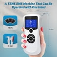 thumbnail image 3 of OSITO Rechargeable TENS Unit EMS Muscle Stimulator, Dual Channel Electric Massager for Pain Relief with 8 Modes 50 Intensities, Cordless Portable Pulse Massager (White), 3 of 5