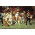 thumbnail image 2 of Knowles, George Sheridan 18x13 Black Ornate Wood Framed with Double Matting Museum Art Print Titled - American Parade, 2 of 4