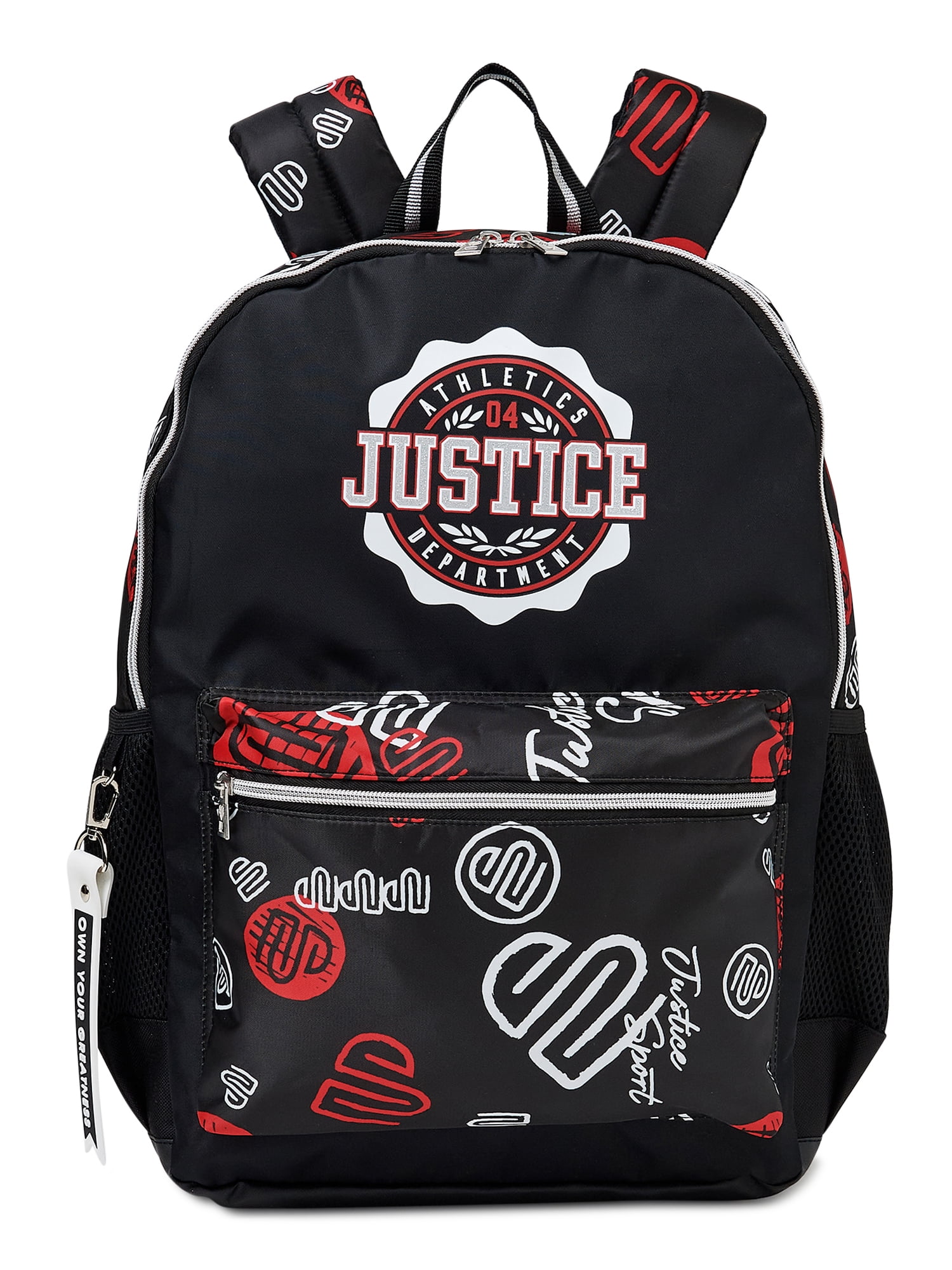 Justice J-Sport Girl’s Verbiage Backpack