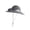 🍒 Dark Gray_Base#3264, variant on SolarSun Hat Wide Brim Outdoor Fishing Hat, Nylon, Adjustable 19.68-23.62in, UV Protection , Solar Powered Charging Port, Unisex Beach Cap