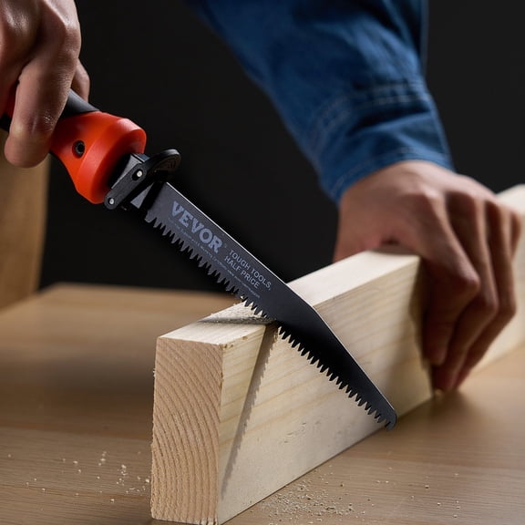 8-in-1 Multi Blades Jab Saw 6 Inch Keyhole Saw with Soft Grip Handle - Perfect for Drywall, Foam, and Plastic Cutting