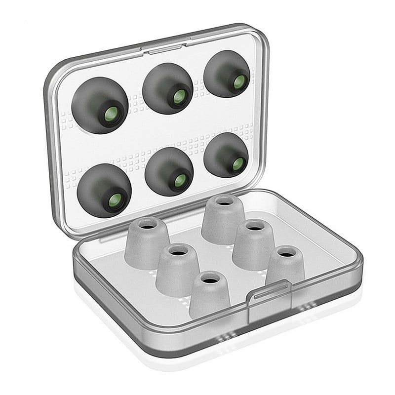 12Pcs/Set Memory Foam tips Noise Cancellation inear Earbud Replacement