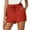 L-Rouge, variante sur 2025 Shorts pour Femmes, Robe Courte Décontractée Unie pour Femmes, Shorts à Cordon avec Poches, Shorts en Jean Élégants, Tissage Uni, Shorts de Plage, Shorts de Cycliste pour Femmes