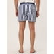 thumbnail image 5 of Lars Amadeus Shorts de ba?o de cintura con cordón y forro de malla a rayas de verano para hombre con bolsillos Negro 36 Unique Bargains Short, 5 of 6