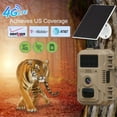 thumbnail image 1 of ﻿ Cámara de Caza Celular 4G LTE Trail, Batería de Juego con Energía Solar Camuflada, Resolución 4MP 2K, Visión Nocturna PIR de 70 Pies, Audio Bidireccional, Envía Fotos a Tu Teléfono para Monitoreo d, 1 of 8