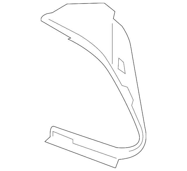 Genuine OE Mercedes-Benz Air Duct - 257-885-39-02