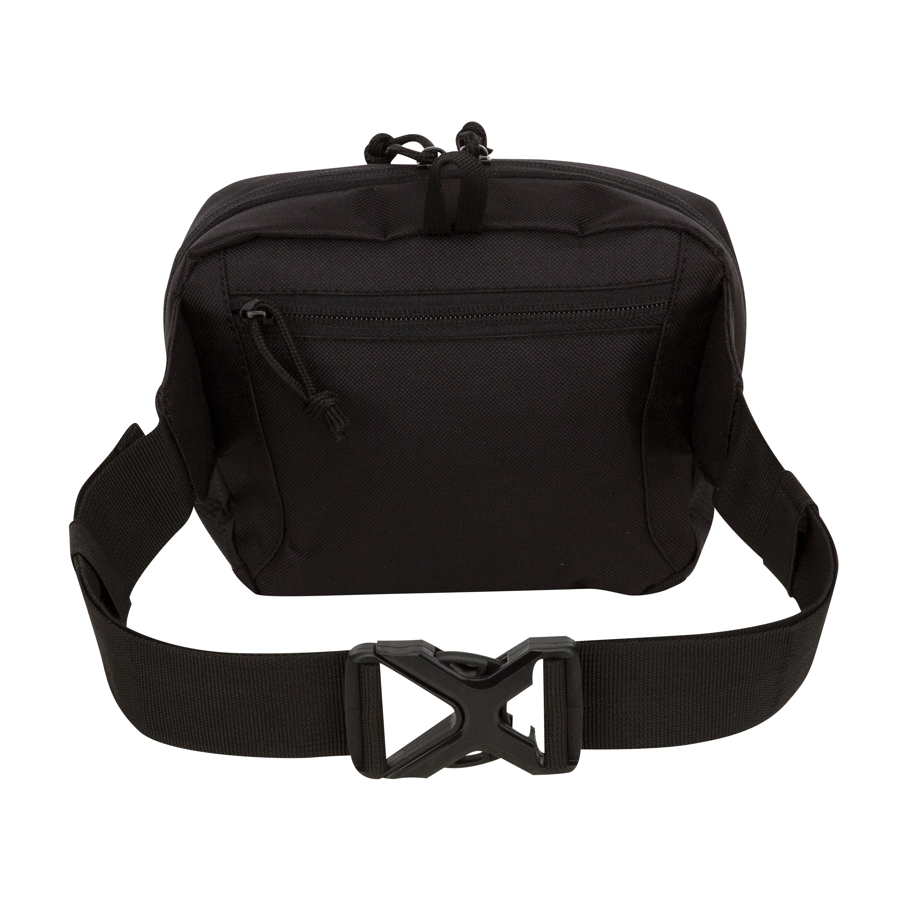 Outdoor Products Essential 2 L on Waist Pack Fanny pack, Black, Unisex, Polyester Zipper