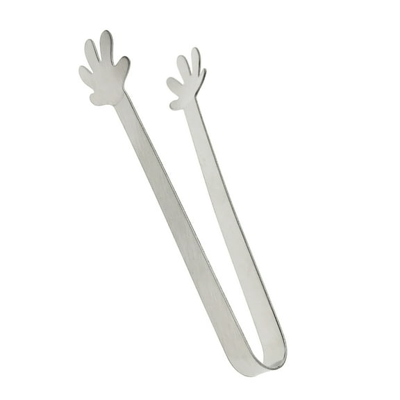 EXHUMKY Lemon Squeezer Tongs Stainless Steel Food Serving Tool for Household Users 1Pack