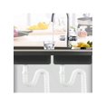 thumbnail image 1 of 1pc Wire-Driven Adjustable Sink Drain Pipe With Odor Proof Rubber Cap For Extension, Bathroom Sink, 1 of 4