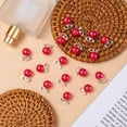 thumbnail image 7 of 30 Pcs Small Mini Pearl Hair Clips, Trianu Sweet Artificial Bangs Clips Decorative Hair Accessories for Women and Girls, Red, 7 of 7