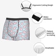 thumbnail image 5 of Wukai Cute Rabbit Print Men’s Underwear Breathable Boxer Briefs,&nbsp;Moisture Wicking & Breathable-XX-Large, 5 of 7