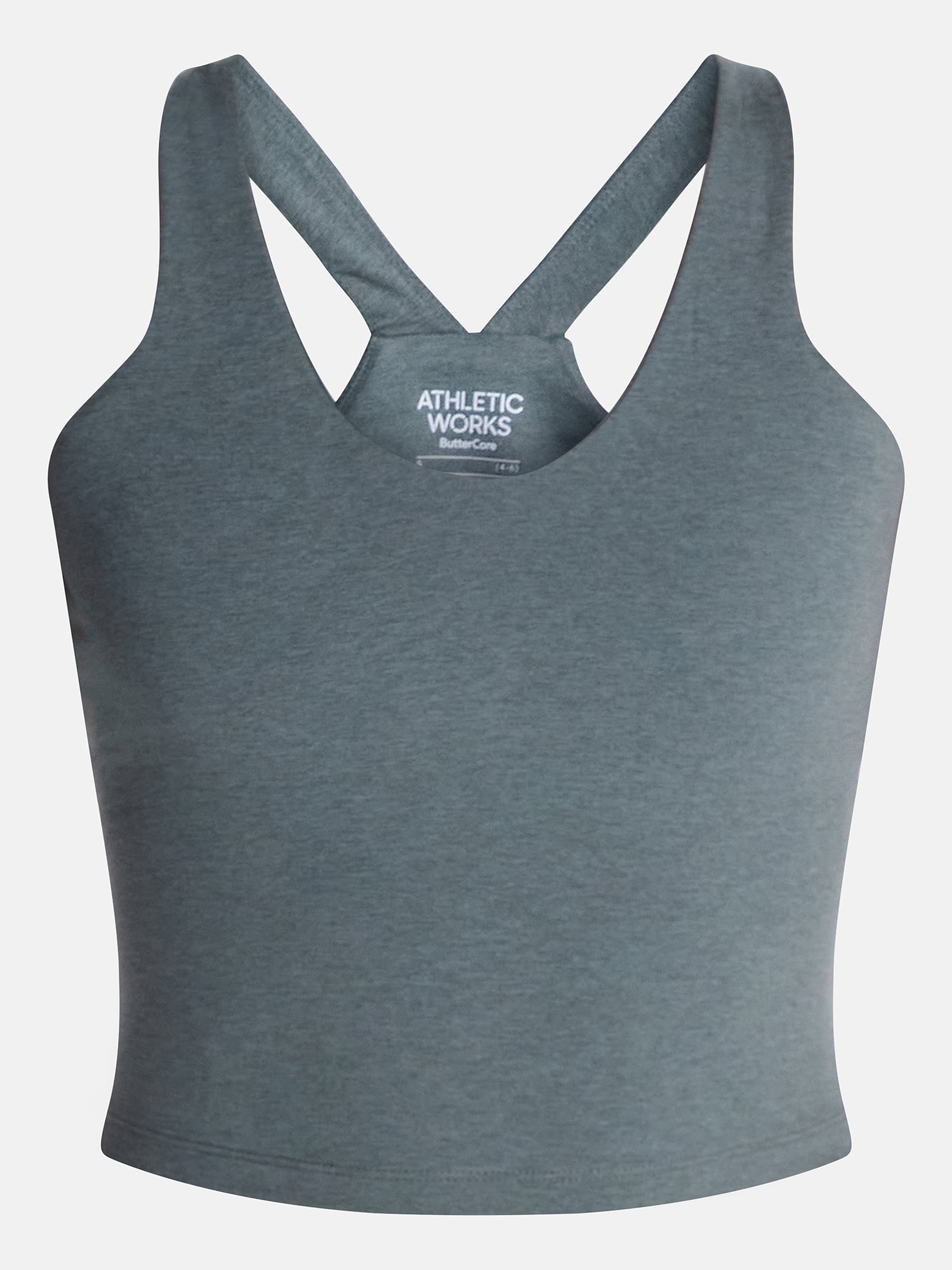 Athletic Works Women's ButterCore Bra Tank Top, Sizes XS-XXXL