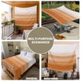 thumbnail image 6 of Orange White Ombre Tapestry for Bedroom Wall Hanging Tapestry, Farmhouse Retro Simple Striped Art Ceiling Backdrop Tapestries Poster Blanket Wall Decor for Teens Room Living Room Dorm 59" x 79", 6 of 8