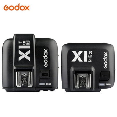 Godox X1N TTL 2.4GHz Wireless Flash Trigger with Screen Multi-functional Transmitter + Receiver for Nikon DSLR (Best Wireless Flash Trigger For Nikon)