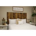 thumbnail image 1 of Barn Walls Dark Walnut Floating Headboard Handcrafted in America Real Solid Wood - Queen, 1 of 7
