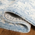 thumbnail image 4 of SAFAVIEH Micro-Loop Romain Damask Floral Wool Area Rug, Blue, 8' x 10', 4 of 5