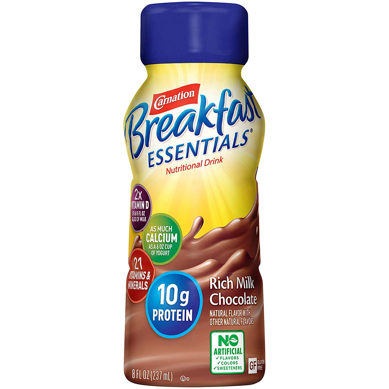Carnation Breakfast Essentials ReadytoDrink, Rich Milk Chocolate, 8