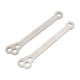 thumbnail image 3 of Kit de eslabones de bajada trasera para motocicleta, 2 uds., reemplazo plateado de acero inoxidable para XADV750 2019-2021, 3 of 8
