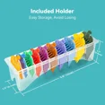 thumbnail image 4 of 10 Professional Hair Clipper Guards Cutting Guides Fits for Most Wahl Clipper..., 4 of 5