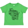 thumbnail image 3 of Inktastic Wisconsin State Word Salad Boys or Girls Toddler T-Shirt, 3 of 5