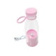 thumbnail image 4 of Licuadora eléctrica de viaje personal de 420 ml, vaso para licuadora de picnic, multifuncional Rosa, 4 of 9