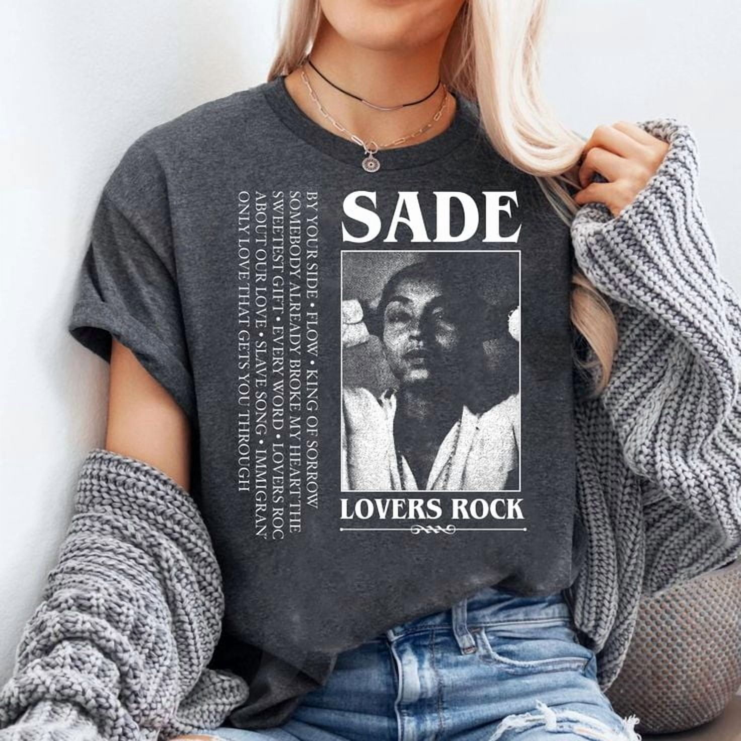 90s Vintage Sade Shirt, Sade Adu Fan Gift Tshirt Men