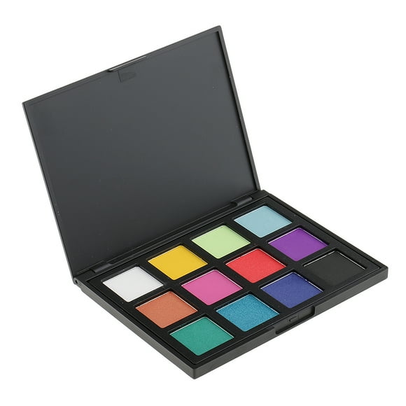 12 Colores Mate Brillo Brillo Cosmético De De Ojos De Ojos En Polvo Maquillaje Color Desnudo Sunnimix Sombra de ojos Palette